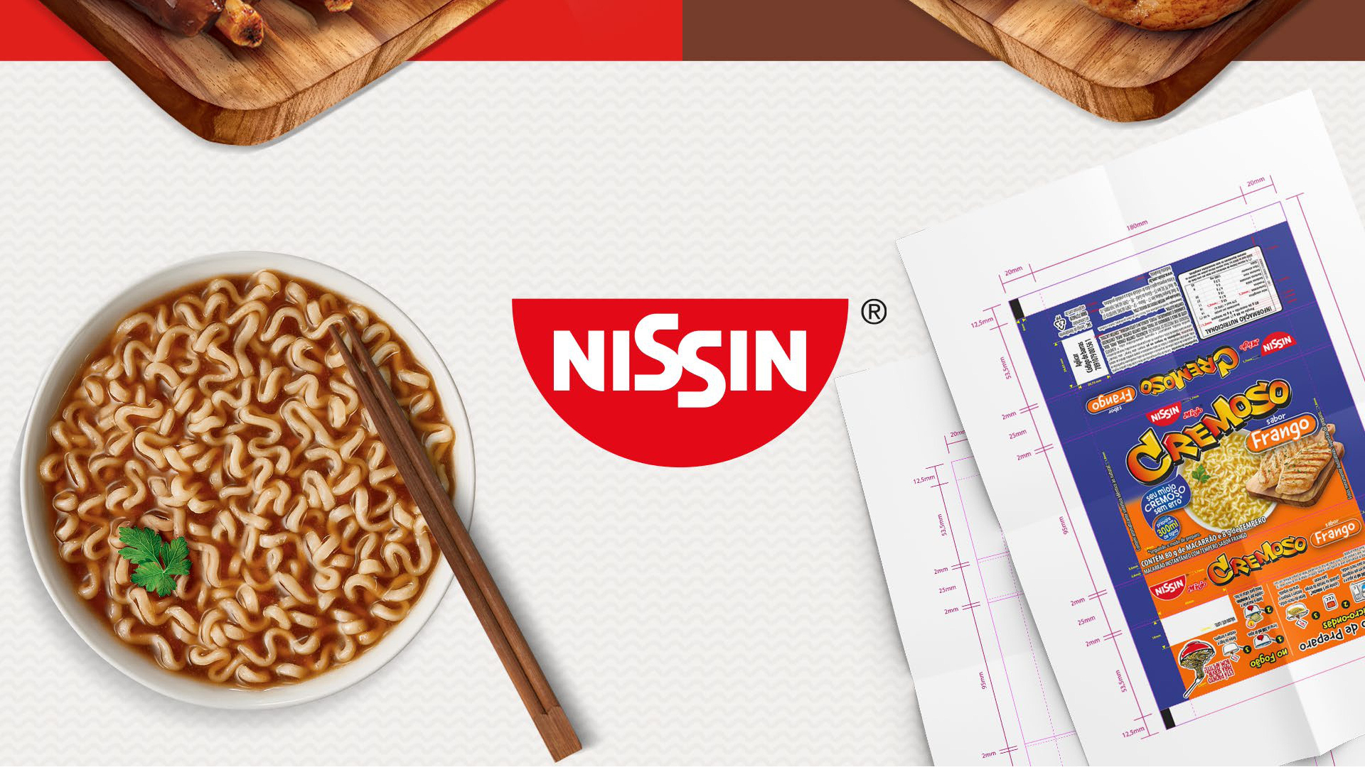 Nissin Cremoso — aplicação e arte final