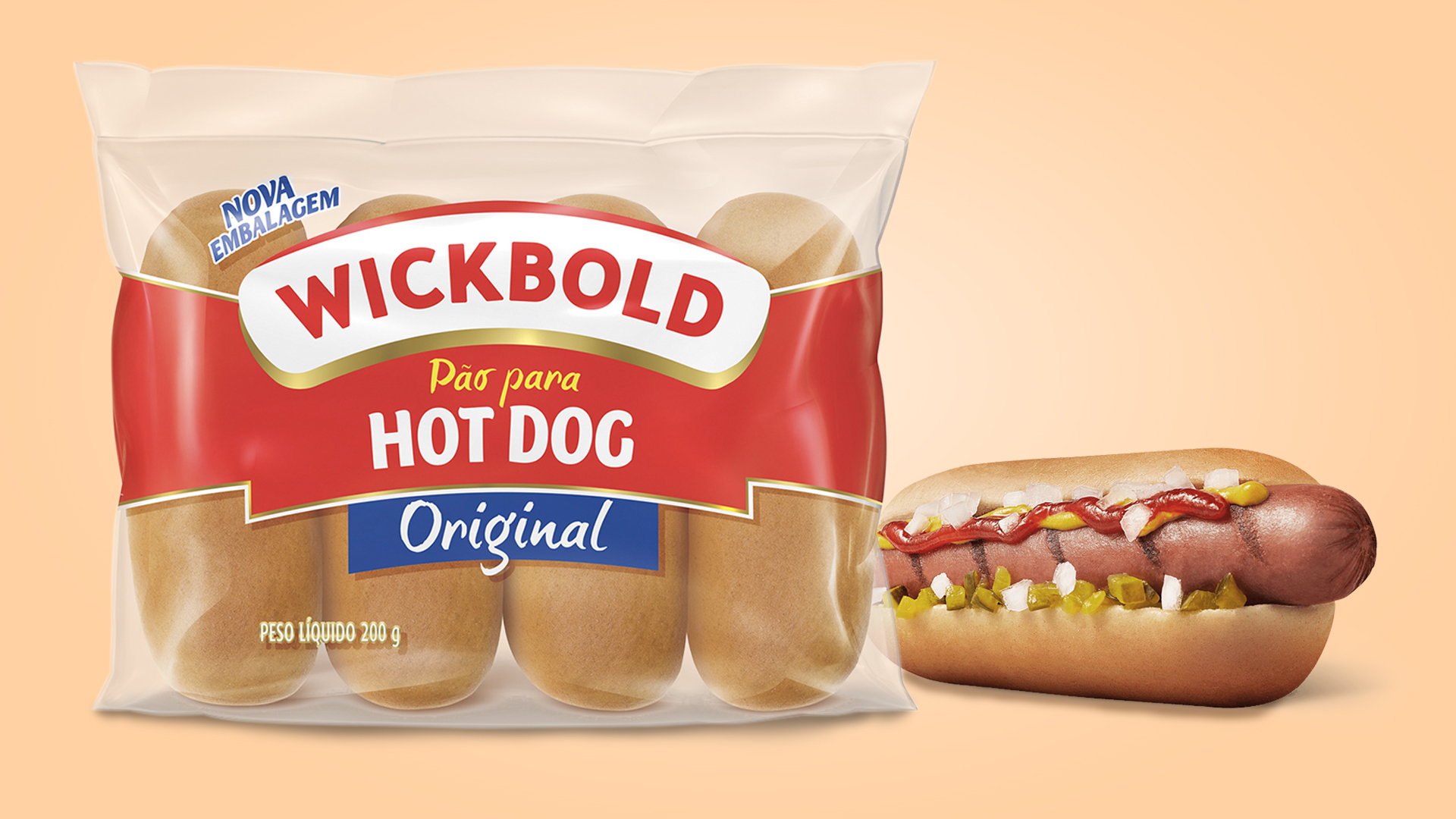 Wickbold Pão de Hotdog